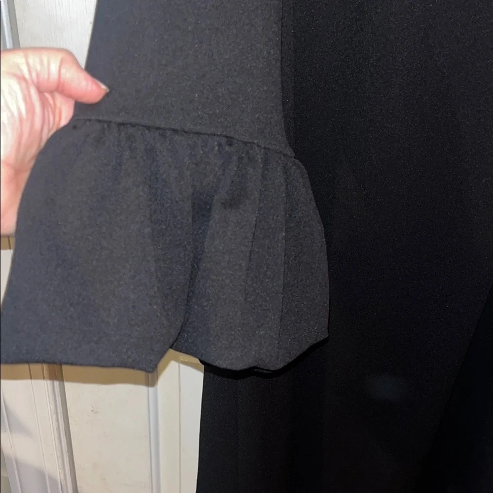 Nina Leonard Black Long Sleeve Dress - Picture 3 of 6